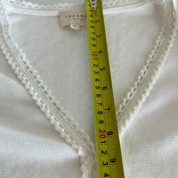 like new Sézane Tina blouse / ecru / size 2 or EU34 - Picture 11 of 11